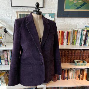Vintage purple corduroy blazer sz 12